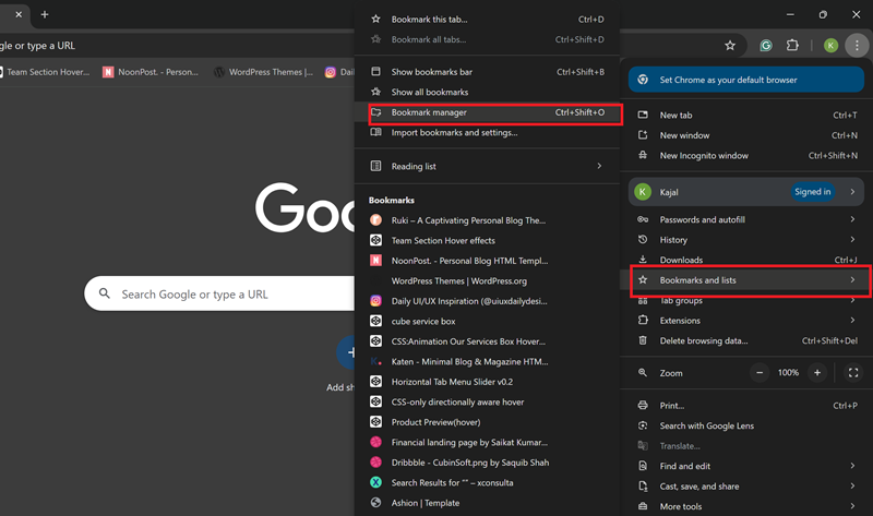 Bookmark Manager